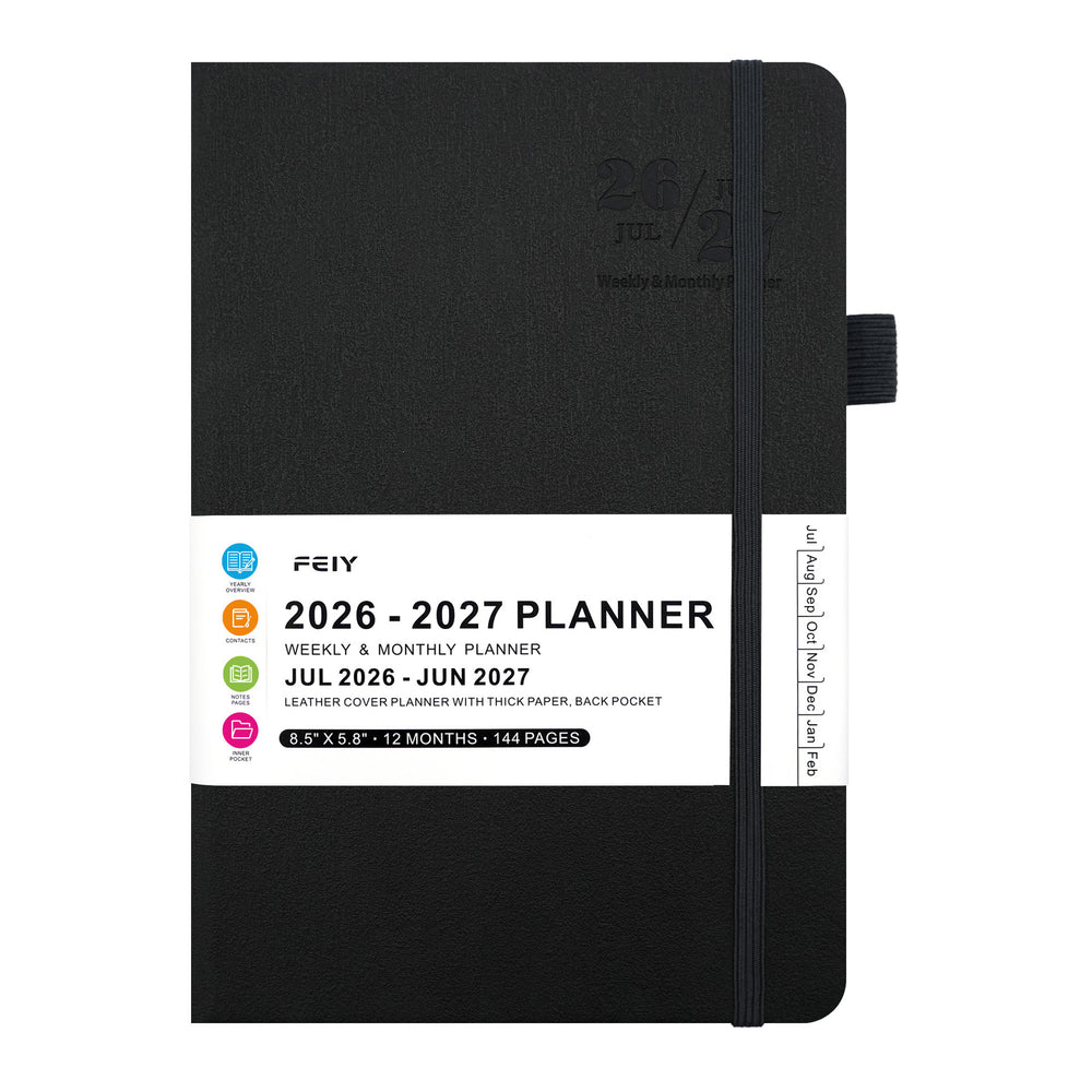 2026-2027 English Weekly Planner Notebook 