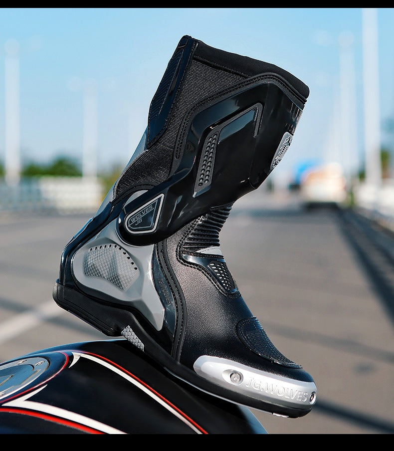 High-top All-round Protective Riding Shoes And Boots Non-slip Wear-resistant | EX-STOCK Canada | Detail 7