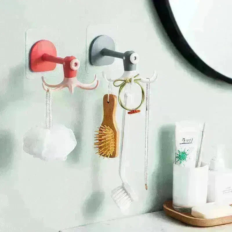 360 Degree Rotating Wall mounted No punch Sticky Hook - EX-STOCK CANADA