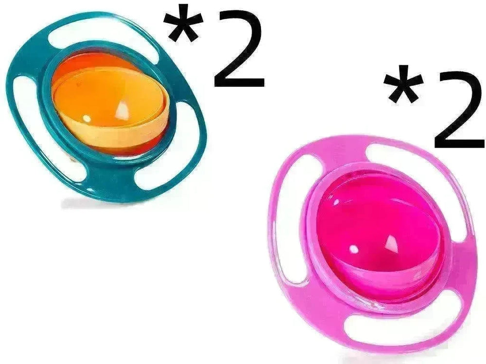 360 Rotate Universal Spill-proof Bowl Dishes - EX-STOCK CANADA