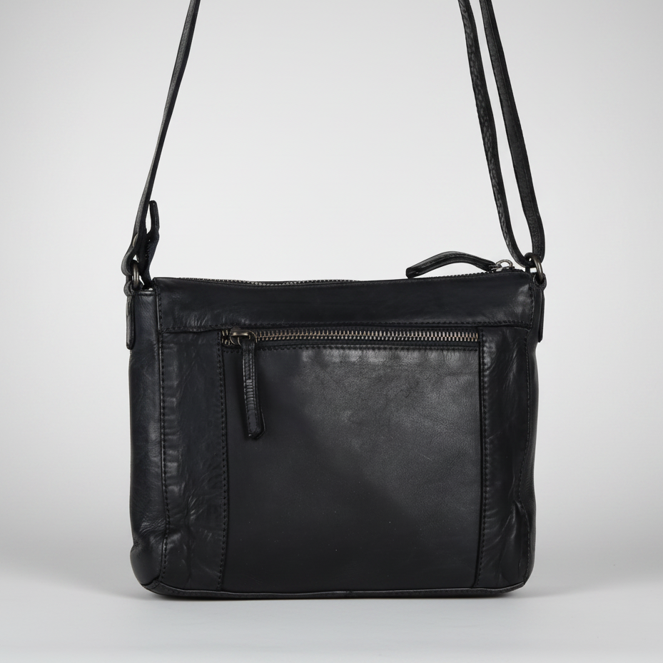 Bolso Bandolera Organizador de Cuero MET 