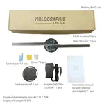 LED LUMINO LIGHT PROYECTOR Holográfico Pantalla de video del ventilador de bricolaje Decoración de vacaciones de luz holográfica 3D