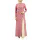 ArabWomen Plain Split Long sleeve Abaya Dress - EX-STOCK CANADA