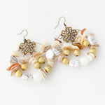 Pendientes de coloridos con cuentas hechas a mano de estilo bohemio