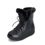 Botas de invierno para mujeres zapatillas de invierno de piel sintética para mujeres rodilla alta bota de invierno