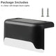 4 Solar LED Bright Deck Lights Outdoor Garden Patio Railing Decks Path Lighting Outdoor Garden Light Deck Lamp Solar Stairs Light - EX-STOCK CANADA