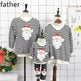 Family Christmas Deer Santa claus sweatshirt - EX-STOCK CANADA