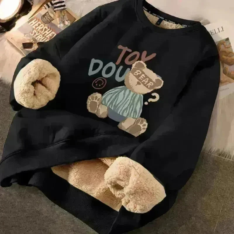 Autumn Winter Fleece-lined thick sweatshirt Pullover top for men - EX-STOCK CANADA
