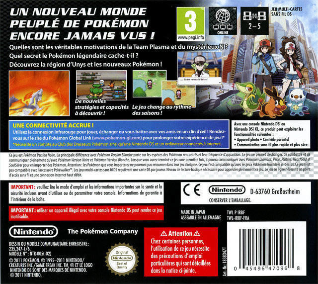 POKÉMON VERSION NOIRE 