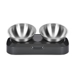 Pet Stainless Steel Bowl Pet Double Night EX-STOCK Canada 