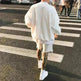 Autumn Winter  street fashion Plain Crew neck Sweatsuit for men - EX-STOCK CANADA