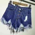 Casual Summer Women Denim Short High Waists Sexy Short Jeans - EX-STOCK CANADA