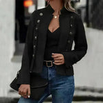 Plain Formal Business Workwear Jacket for Women  Ladies Office Coat