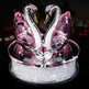 Suministros de decoración para automóvil Adorno Cisne de Cristal Porta perfume - EX-STOCK Canada