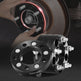 Wheel Spacers Wheel Adapters 5 Lug Forged Spacer 4 PCS Black EX-STOCK