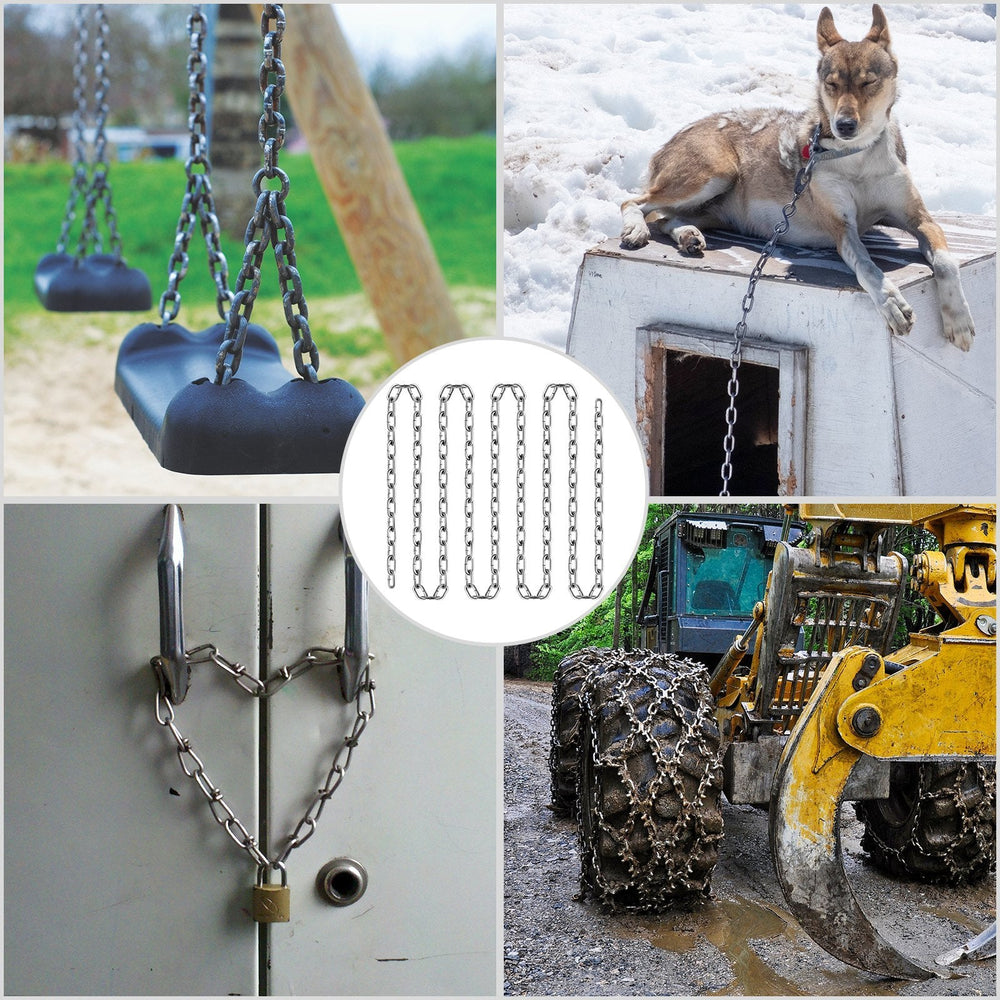 Grade 30 Chain 3 16 Inch By 100Ft Length Grade 30 Proof Coil Chain Zinc Plated Grade 30 Chain For Towing Logging Agriculture And Guard Rails EX-STOCK