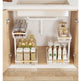 Metal Adjustable Height Two-Tier Drawer Kitchen Bathroom Under Sink Storage Rack EX-STOCK