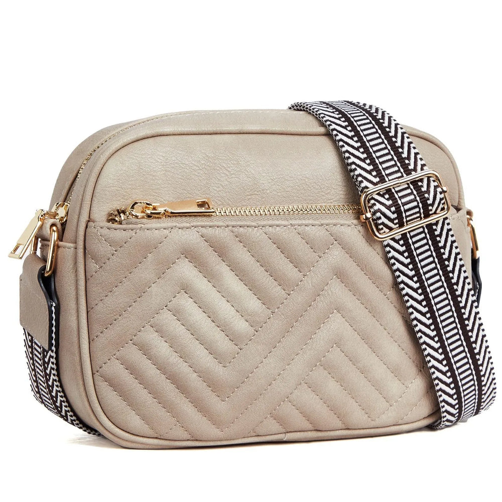 Daily Matching PU Leather Business Commute Zipper Crossbody Bags for women - EX-STOCK CANADA