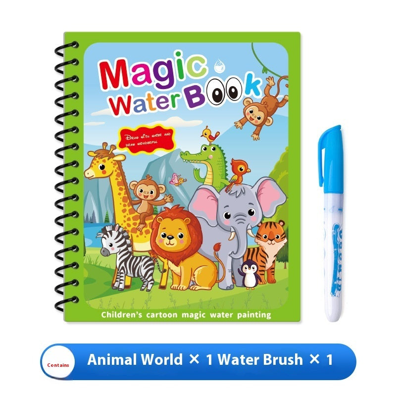 Children's Magic Water Painting Book for Kids – 8 Themes (Ages 4–6)