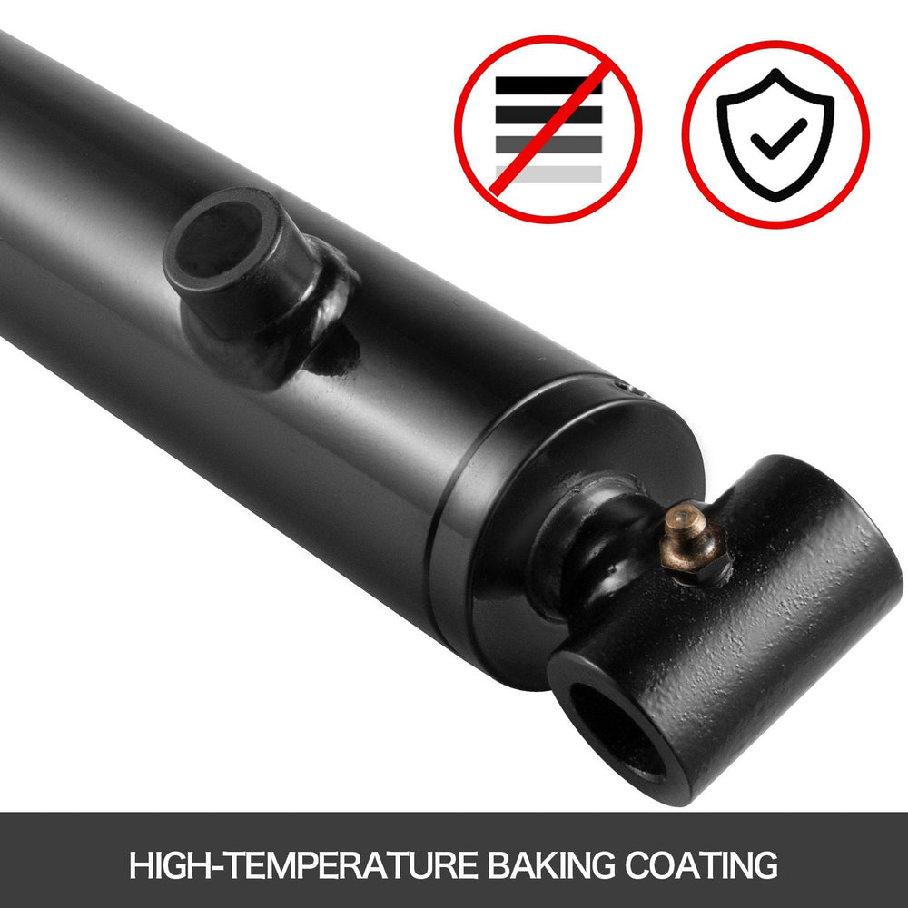 Hydraulic Cylinder 2 Bore 36 Stroke Hydraulic Ram Cylinder 3000psi Hydraulic Cylinders Welded Double Acting Cross Tube SAE6 Port Hydraulic Lifting Cylinder EX-STOCK