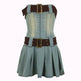Women's Fashion Strapless Tube Top Mini Denim Club Dress - EX-STOCK CANADA