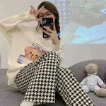 Cotton Silk Pajama Lounge trouser Pants Summer Women