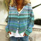 Christmas Abstract Printing Casual Cloak Coat Cardigan Sweater - EX-STOCK CANADA