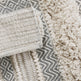 Woven Texture Stripe Bath Rug Grey 20x32 EX-STOCK
