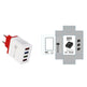 4-Port USB Wall Charger with Quick Charge 3.0 – EU, UK & US Plug | Multi-Colour