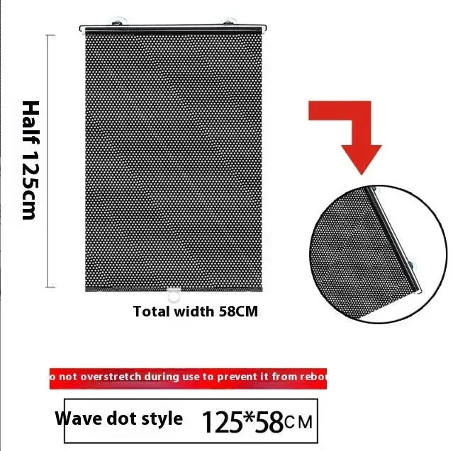 Household Window Sun Protection Punch-free Shading Balcony Shutter - EX-STOCK CANADA