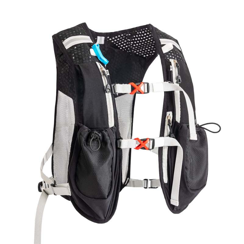 5L Hydration Running Vest Backpack - Lightweight Reflective Trail Hiking Pack, Black