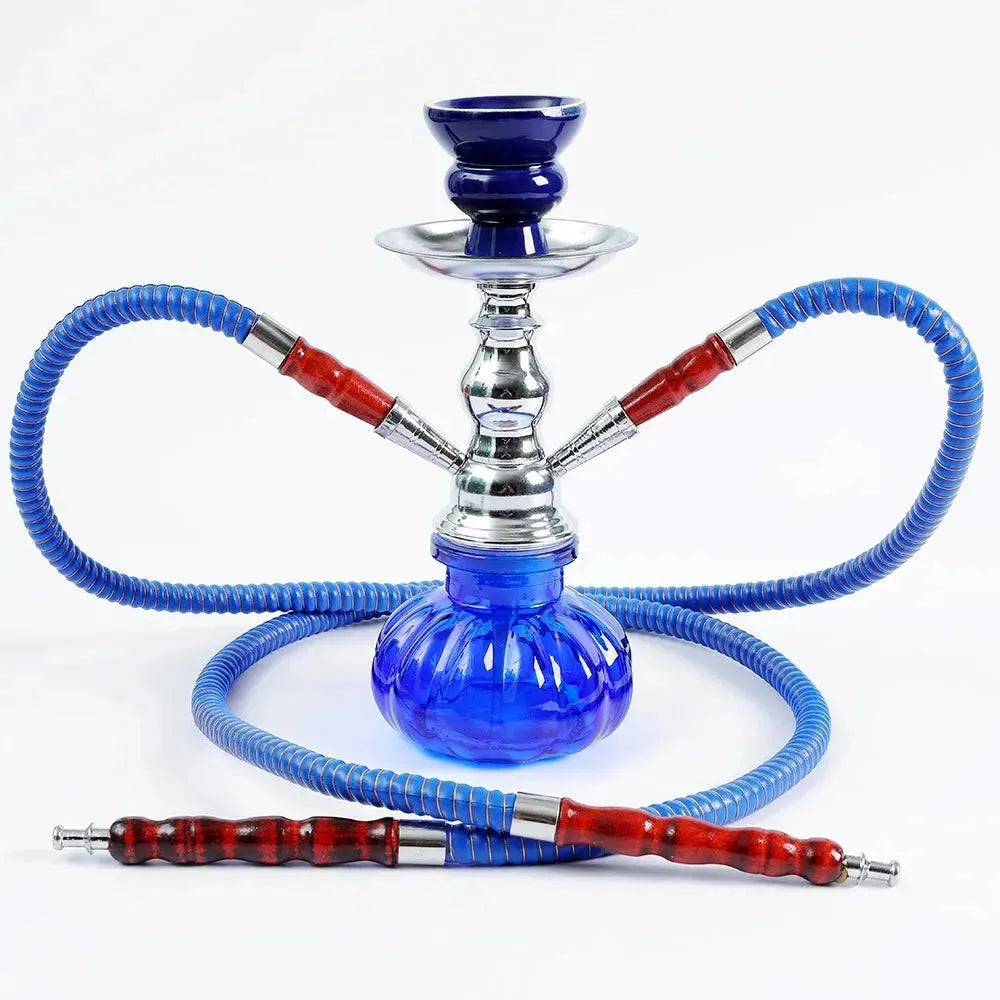 Small Size Iron Single And Double Pipe Hookah Suit - EX-STOCK CANADA