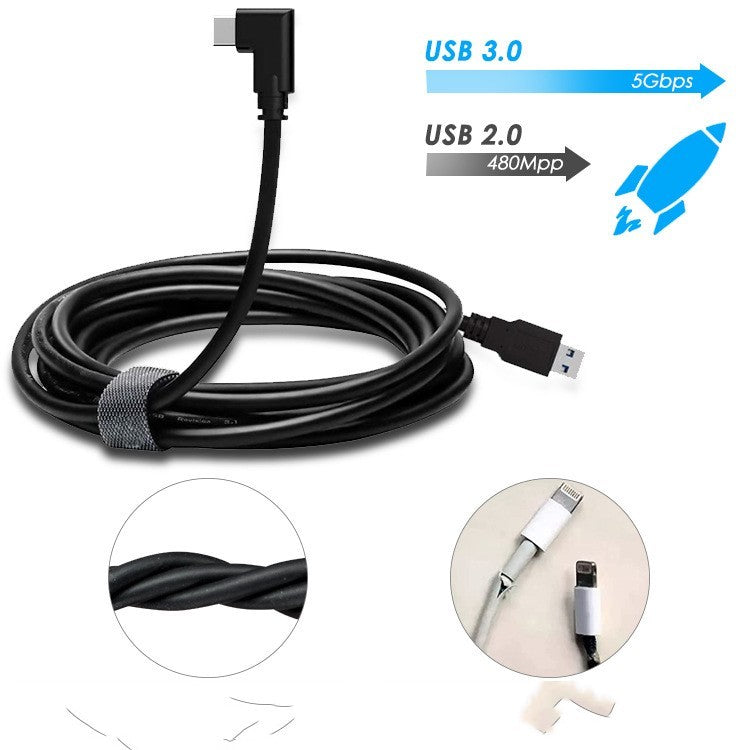 Elbow 5m A-C Charging Wire VR Accessories EX-STOCK Canada 