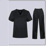 Women Nurse Uniform Female Hospital Nurse Costume V Neck Top Pants Set Nursing Uniforms Women Scrubs Set for Beauty Salon Massaging Workwear - EX-STOCK CANADA