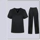 Women Nurse Uniform Female Hospital Nurse Costume V Neck Top Pants Set Nursing Uniforms Women Scrubs Set for Beauty Salon Massaging Workwear - EX-STOCK CANADA