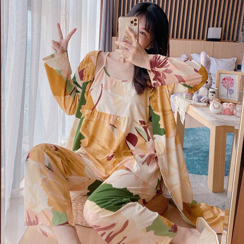 Three-piece Homewear Pajamas For Women EX-STOCK