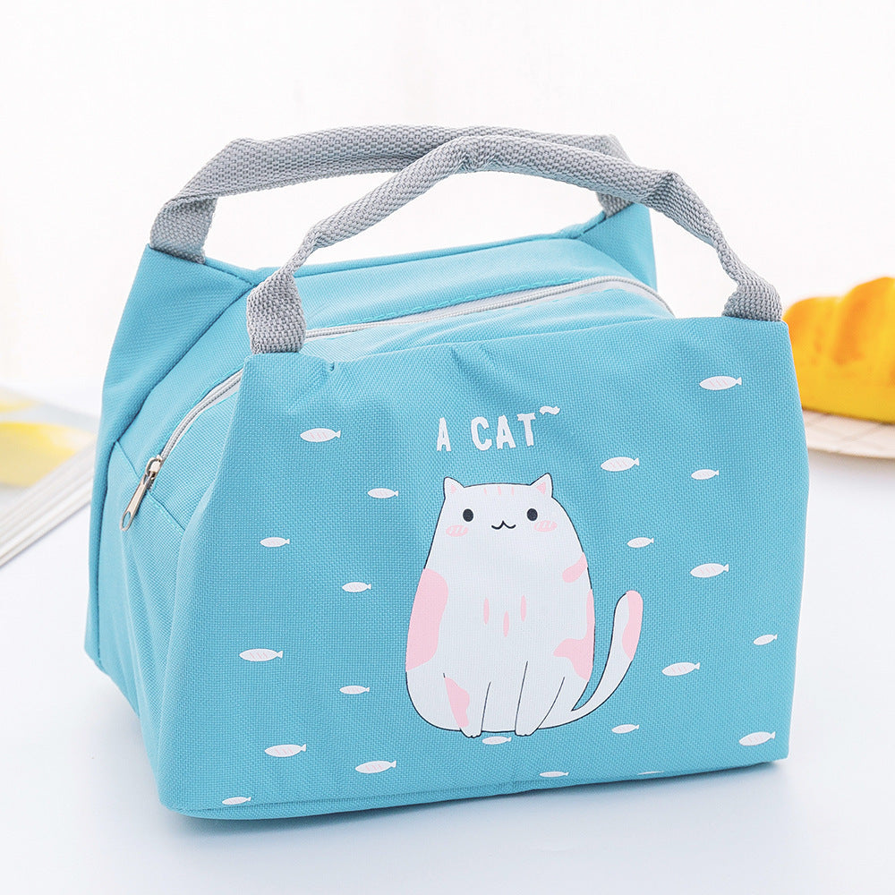 Cartoon Cute Student Insulation Bag Lunch Bag Small Lunch Box Bag EX-STOCK