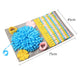 3D multicolored snuffle mat 