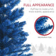 6ft Pencil Christmas Trees, Skinny Artificial Christmas Tree For Xmas Holiday Decor, Deep Blue EX-STOCK Canada 