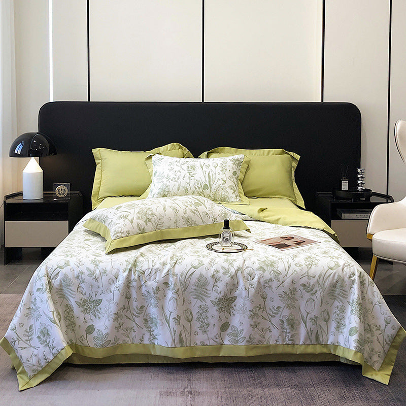 Tencel Summer Duvet Four-piece Washed Silk EX-STOCK Canada 