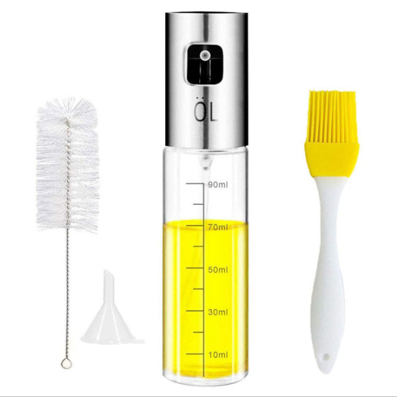 Stainless Steel Grill Kitchen Cooking Oil Spray Bottle With Scale EX-STOCK Canada 