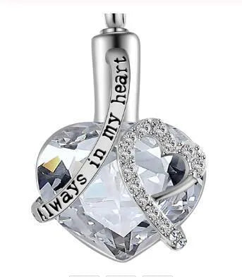 Crystal Heart Pendant - EX-STOCK CANADA