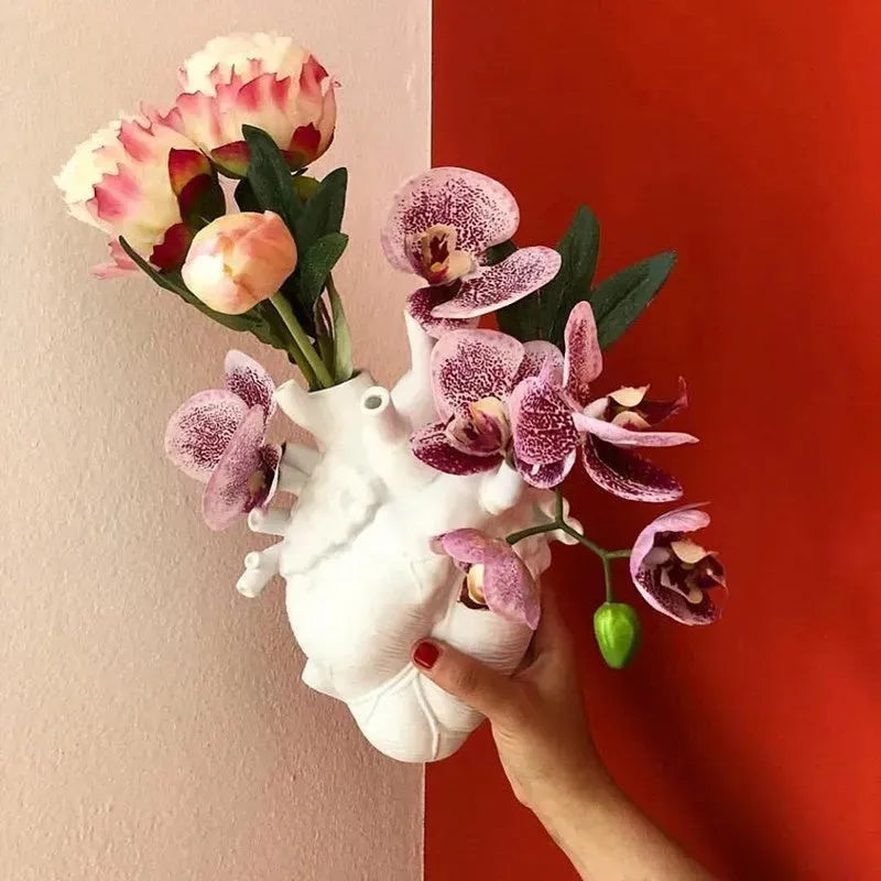 Shape Flower Vase Nordic Style Flower Pot Art Vases Sculpture Desktop Plant Pot For Home Decor Ornament Gifts - EX-STOCK CANADA