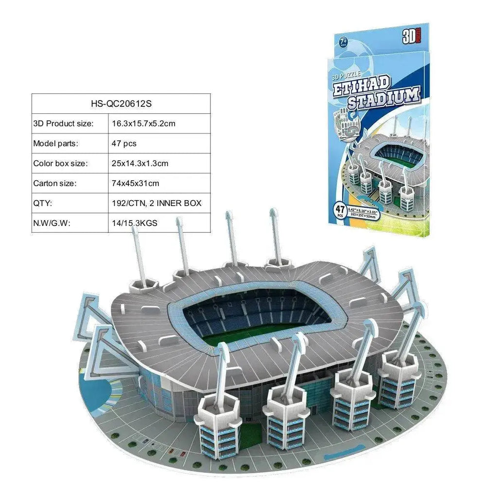 3D Puzzle Football Field Model - EX-STOCK Canada