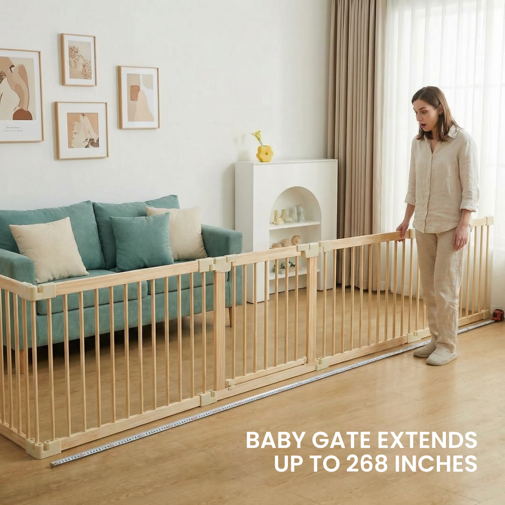 MESSI Wooden Playpen 