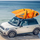 Kayak Roof Rack 1 Pair J-Bar, Soft Roof Rack, Top Mount Tie Down, Carrier For Kayak, Surf Board, Canoe, SUP, Ski Board, Mount On Car, SUV, Truck, 2 Kayaks EX-STOCK