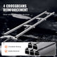 Rail Mill Guide System, 9 Ft Milling Guide, 4 Crossbar Kits Chainsaw Mill Rail Guide, Aluminum Adjustable Saw Mill Rail System Work With Chainsaw Mills For Builders And Woodworkers EX-STOCK