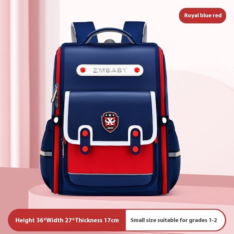 New Sesame Baby Primary School Schoolbag Grade 1-3-6 British Style Boys' Schoolbag Lightweight Girls Backpack EX-STOCK