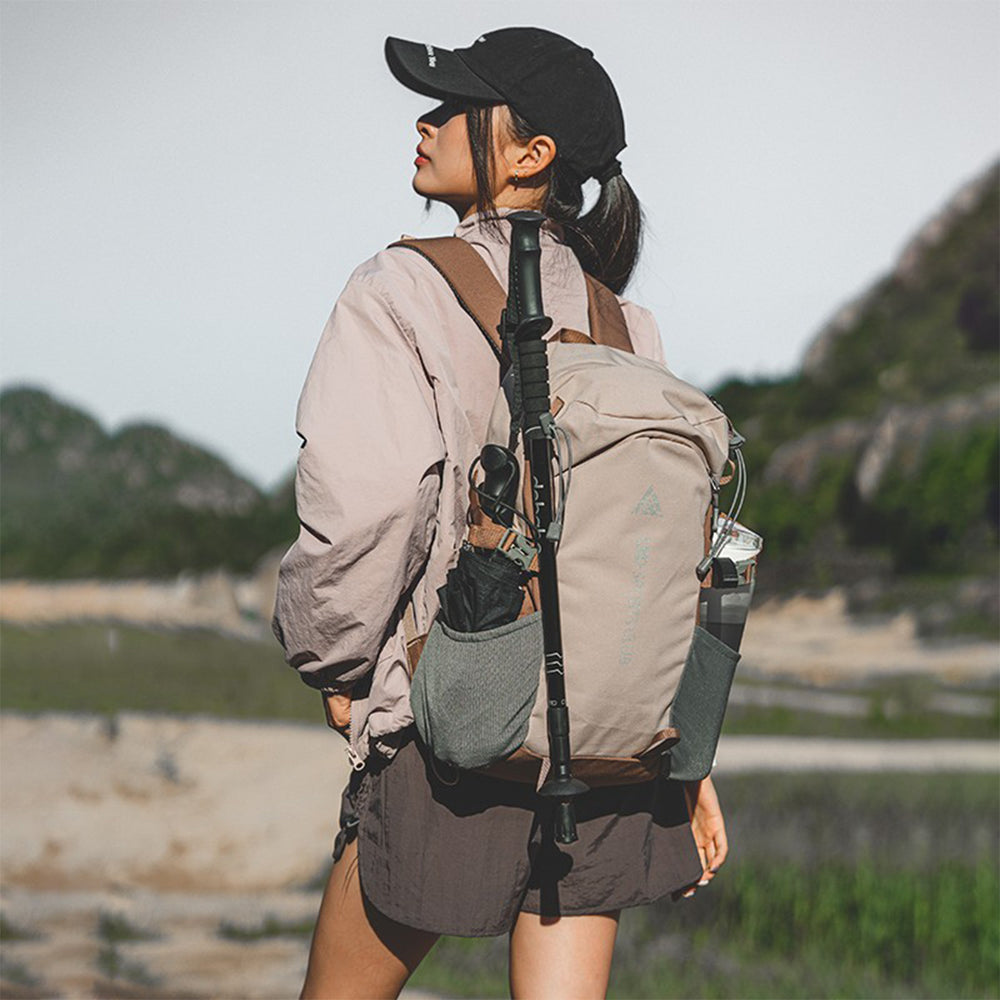 Waterproof Outdoor Hiking Backpack — Lightweight Daypack for Men & Women | Black, Khaki, Orange, Yellow, Green, Pink