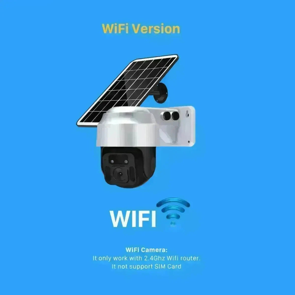Solar Powered Wireless WiFi Surveillance Camera EX-STOCK